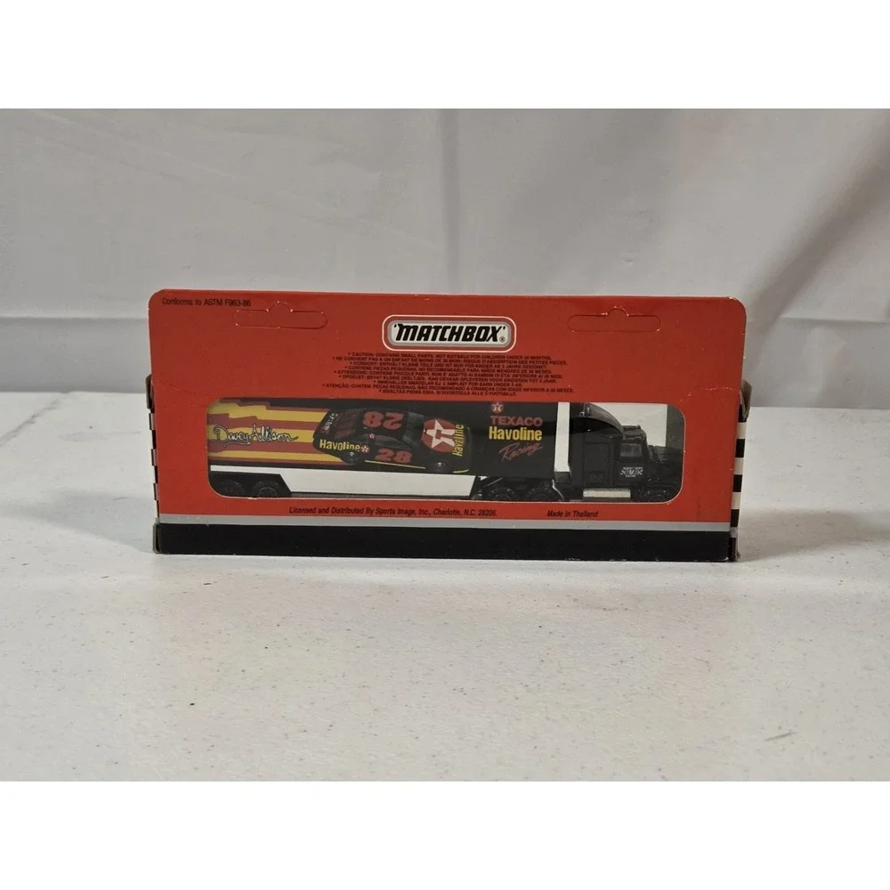 Matchbox Super Star Transporters Texaco Havoline #28 Davey Allison NASCAR 1992